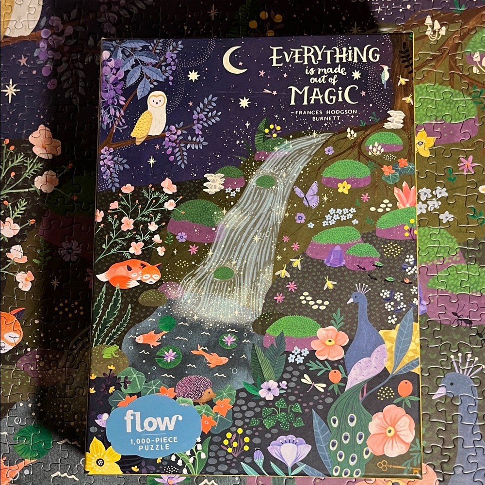🧩 1000 Piece Workman “Everything is made out of Magic” with poster. Complete.